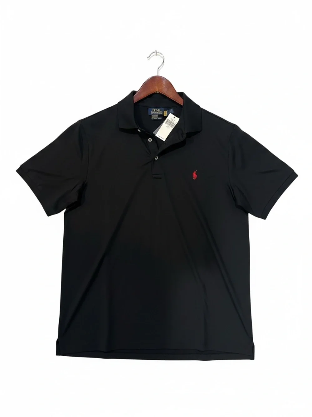 polo Ralph Lauren black performance logo polo